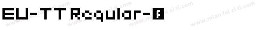 EU-TT Regular字体转换